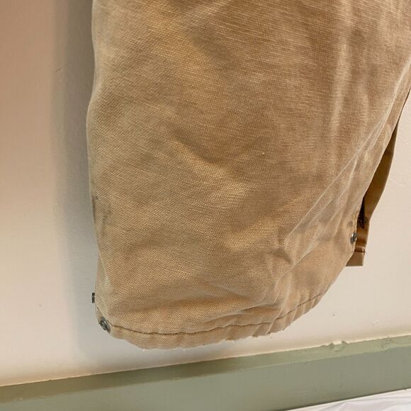 Carhartt Overalls Size L Duck Bib Quilted Double Knee Workwear 14806 USA Vintage - Picture 12 of 16